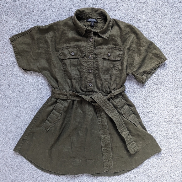 Banana Republic linen utility dress - Picture 2 of 5